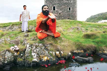 Baba Ramdev and Acharya Balkrishna (Getty Images, Photo Imaging: Anirban Ghosh)