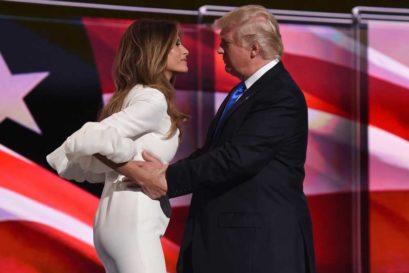 Donald Trump with wife Melania