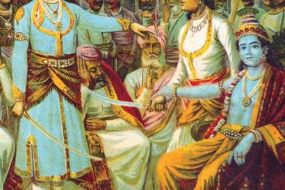 Krishna as an Envoy by Raja Ravi Varma