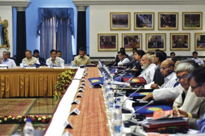 The Governing Council of NITI Aayog during their third meeting