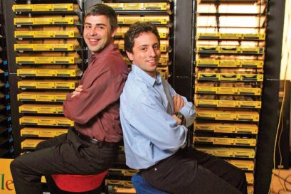‘Don’t be evil,’ said Larry Page and Sergey Brin (right)