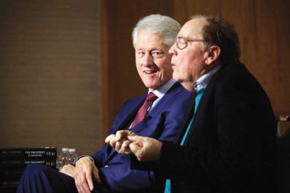 Bill Clinton and James Patterson