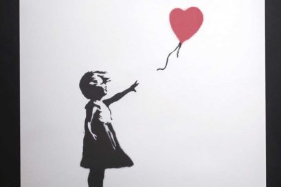 Girl with balloon, Banksy