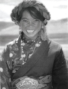 Tibetan girl, Paryang (Courtesy: Soul Survivors: Apa Tani, Konyak, Tibetan Nomads)