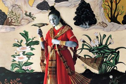 Yogini (after a 16th century Bijapur miniature painting) from the series The Native Types, 2000-14 © Pushpamala N and Clare Arni