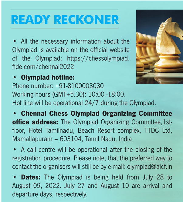 Invitation: 44th Chess Olympiad & FIDE Congress 2022