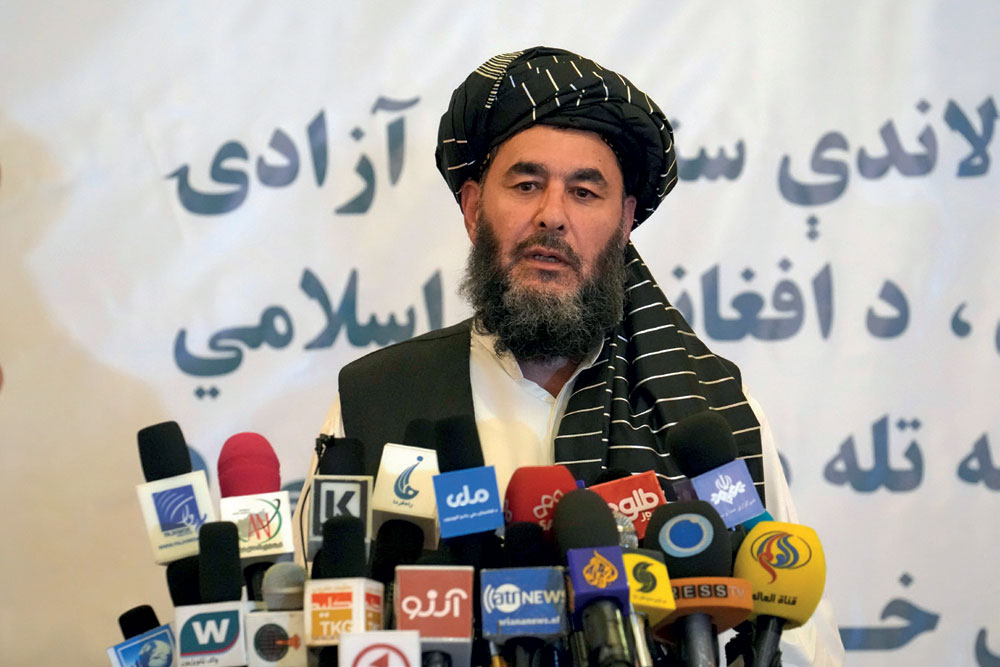 Former Afghan drug lord and Taliban ally Haji Bashir Noorzai 