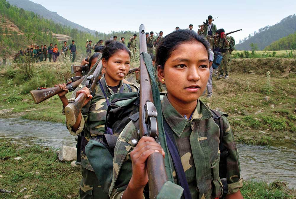 Maoists in Rukum district